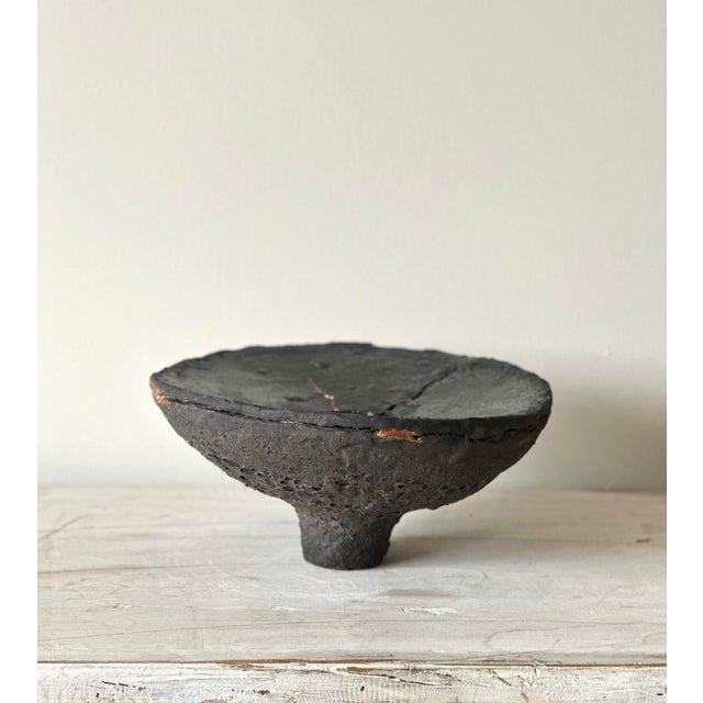 VESSEL CICATRIZ $325 This piece began to crack during the early stages of drying. Rather than discard it, I let it...