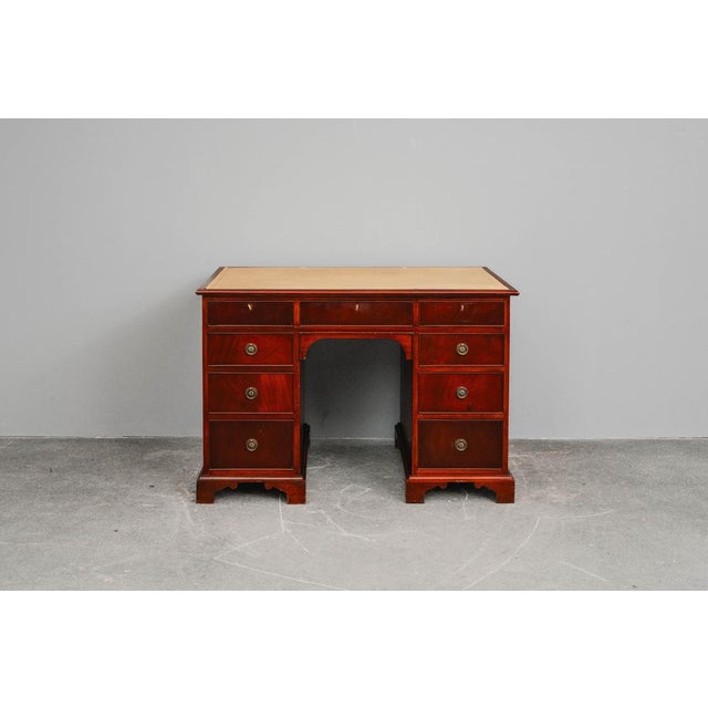 Item: Desk Period & Style: English Style - Mid-20th Century Features - Decorative and practical desk with beautiful design...