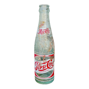 1940s Distressed French Pepsi Cola Bottle