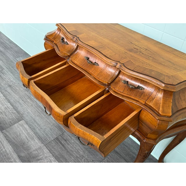 Baroque-Style Console Table with Six Drawers, 1950s For Sale - Image 16 of 18