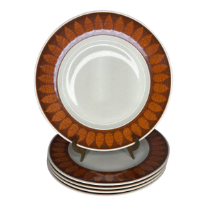 Vintage Franciscan Terra Cotta Dinner Plates- Set of 5
