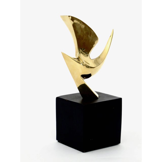 1960s Philippe Jean Bronze Bird Sculpture Signed and Numbered 85/300 France circa 1960 For Sale - Image 5 of 11