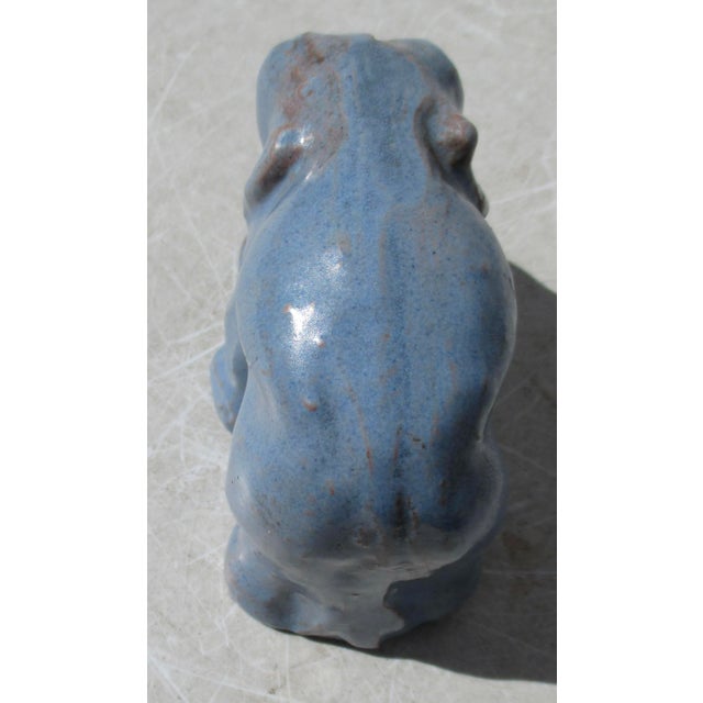 Early 20th Century Antique Art Deco Red Clay Elephant Circa 1920s For Sale - Image 5 of 7