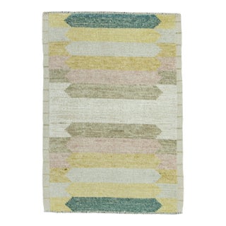 Turkish Tulu Handmade Rug 3'4" x 4'11" #20515 For Sale