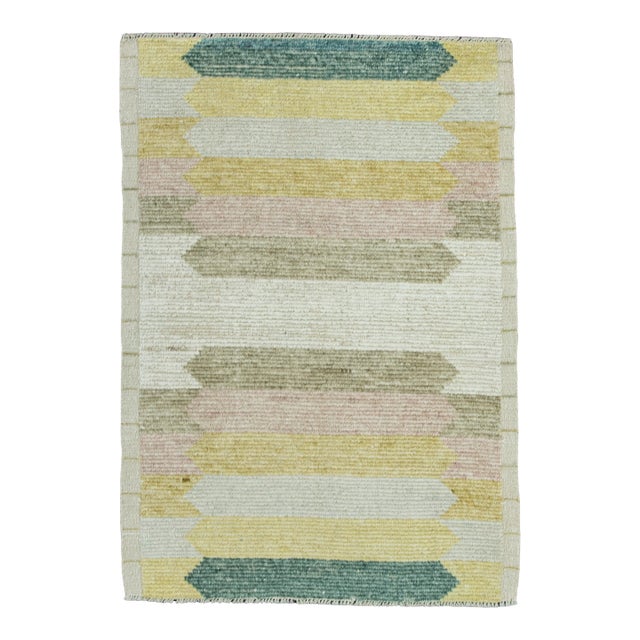 Turkish Tulu Handmade Rug 3'4" x 4'11" #20515 For Sale