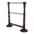 Maitland Smith Double Hand Mahogany Quilt Rack For Sale