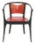 Baumann Armchairs Model Diese in Colour Wengé and Red from Pagnon Pelhaître, Set of 6 For Sale