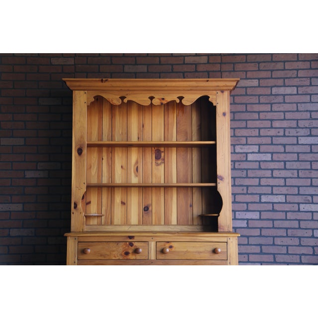 Ethan Allen Farmhouse Pine Cupboard Chairish