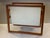 Mid-Century Modern Vintage Danish Modern Teak & Linen Double Pocket Magazine Holder For Sale - Image 3 of 10