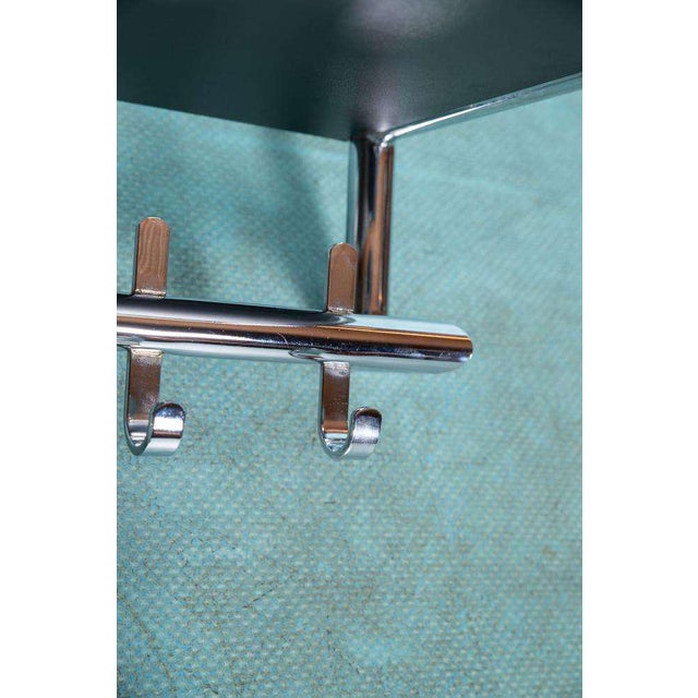 Minimalist Coat Rack with Tubular Chrome Frame, 1980s For Sale - Image 6 of 12