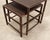 Nest of Three McGuire Rattan Cane Raffia and Oak Side Tables For Sale - Image 15 of 18