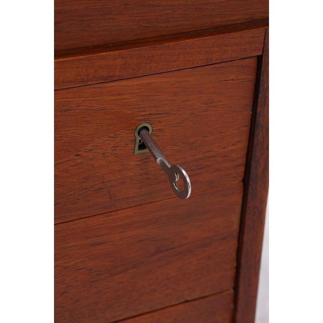 Vintage Danish Teak Desk For Sale - Image 10 of 16