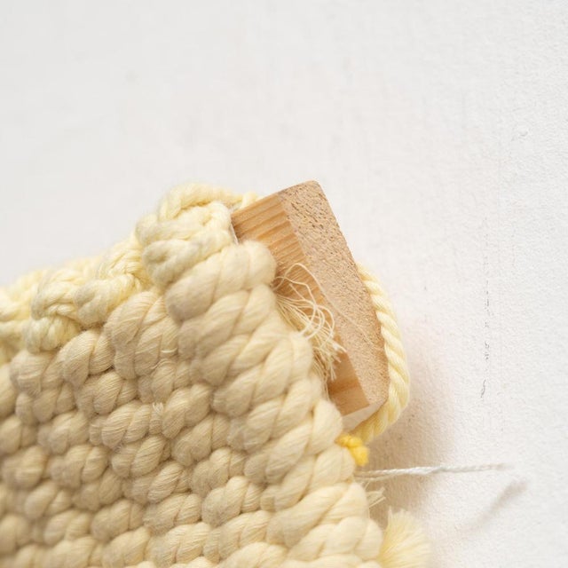 After Joan Miró, Mid Century Modern Color Tapestry, 1970, Cotton & Wool For Sale - Image 14 of 15