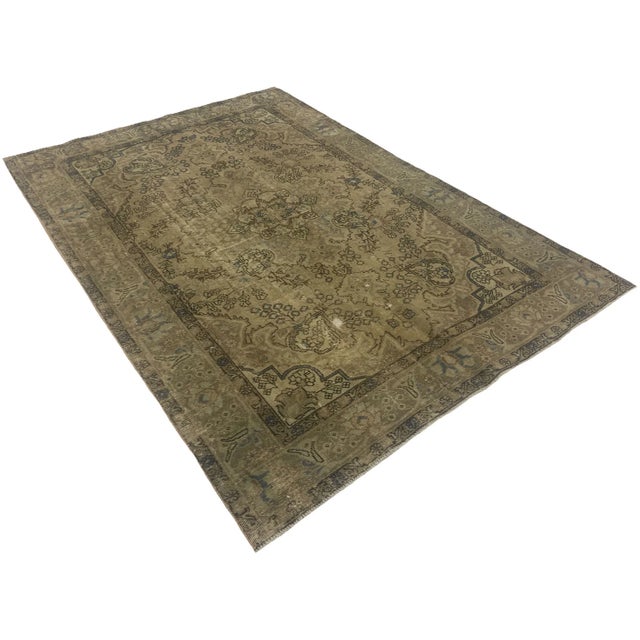 Vintage Hand-Knotted Middle Eastern Rug For Sale - Image 3 of 6