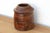 Contemporary Antique Ribbed Wood Indus Grain Vessel For Sale - Image 3 of 6