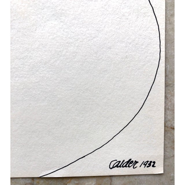 American (after) Alexander Calder, Alexander Calder Circus Reproduction Lithograph of a Drawing, 1964 For Sale - Image 3 of 7