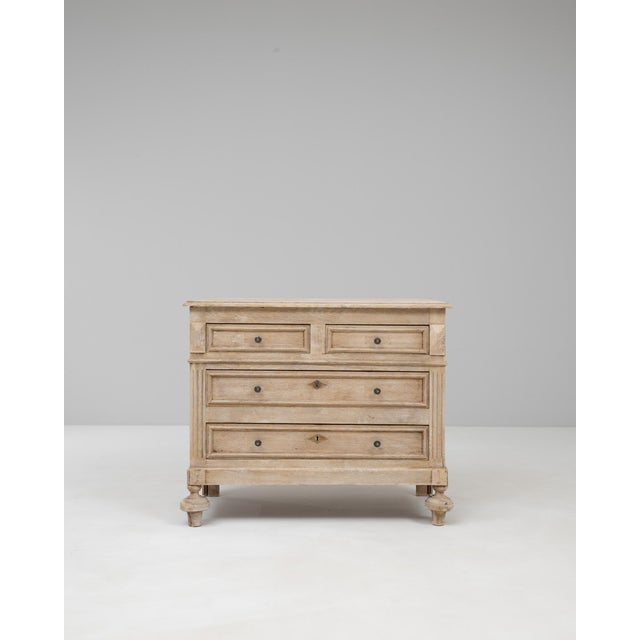 1900s French Oak Chest Of Drawers For Sale - Image 17 of 18