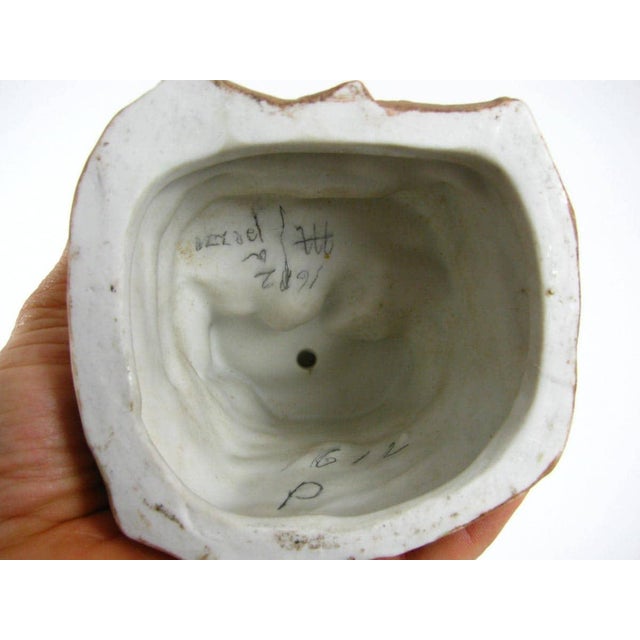 Biscuit Porcelain Sculptures, 1950s, Set of 2 For Sale - Image 4 of 10