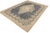 Art Nouveau Boho Chic Vintage 1990's Gray/Beige Wool Rug - 7'6'' X 10'1'' For Sale - Image 3 of 10