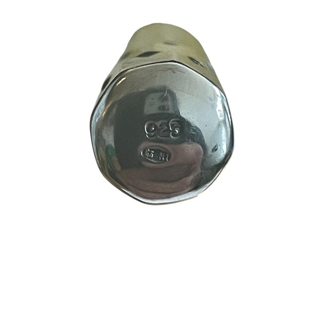 Metal Gucci Silver 925 Gold Plated & Lucite Luxury Pen and Letter Opener Set For Sale - Image 7 of 10