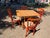 Wood Vintage Thonet Style Bentwood Bistro Chairs With Grape Leaf Upholstery For Sale - Image 7 of 10