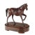 Brown Horse Figure in Leather For Sale - Image 8 of 8
