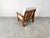 Vintage Pine Wood Armchair, 1960s For Sale - Image 9 of 11