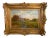 Olive Parker Black Signed Oil on Canvas Autumn Landscape Giltwood Gold Frame For Sale