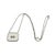 Art Deco Rock Crystal & White Gold Pendant Necklace – Diamond & Enamel – 1920s For Sale - Image 4 of 4