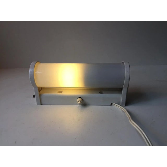 Metal Tubular Glass and Bakelite Sconce from Lyfa, 1930s For Sale - Image 7 of 11