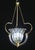 Amazing Art Deco chandelier attribuited to Ercole Barovier made by the glassworks Barovier & Toso in the 1940s-1950s. The...