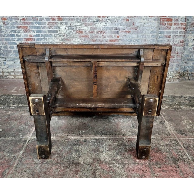 Monterey 1930s Spanish Revival Dining Trestle Table For Sale - Image 11 of 11