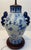 Chinoiserie Pair of Blue and White Chinoiserie Porcelain Urn Table Lamps With Peacock Motif For Sale - Image 3 of 10