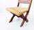 Brown Vintage Scandinavian Brutalist Scissor Dining Chairs in Pine, 1960s, Set of 4 For Sale - Image 8 of 18