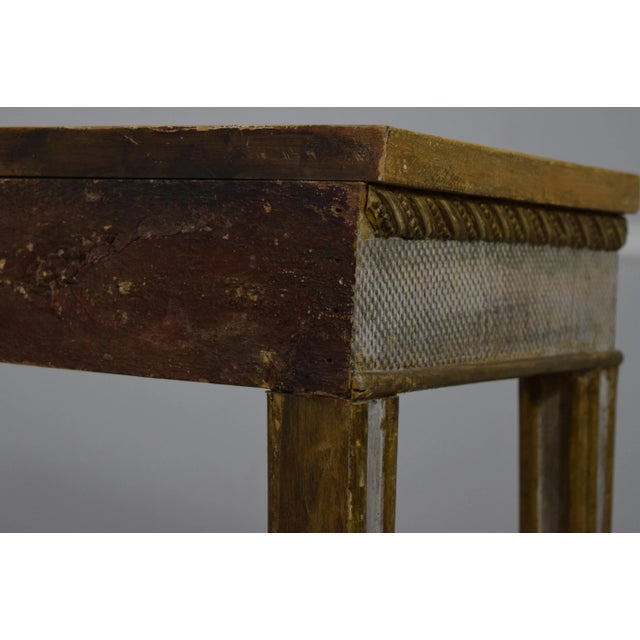 Paint Italian Neoclassical Paint Decorated Console Table For Sale - Image 7 of 11