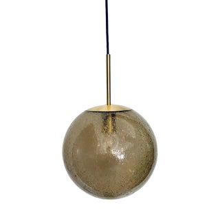 Mid-Century Globe Air Bubbles Ball Hanging Lamp from Peill & Putzler, 1960 For Sale
