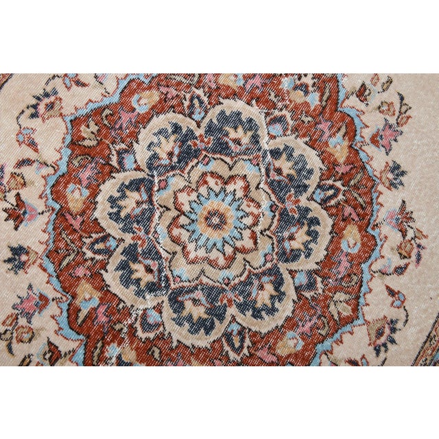 Vintage Turkish Handmade Wool Rug, 1970s For Sale - Image 14 of 16