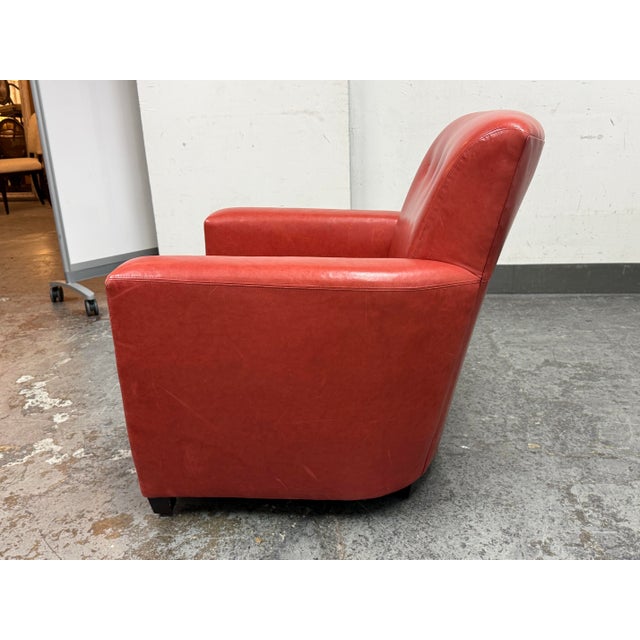 Baker Furniture Company Coach for Baker Furniture Metro Button Chair, Circa 2003 For Sale - Image 4 of 12