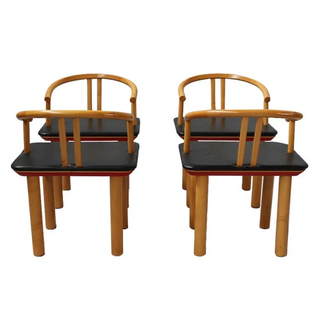 Italian Dining Chairs from Stildomus, 1978, Set of 4, in Very Good conditions. Designed 1970 to 1979 This piece is...