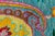 Contemporary Vibrant Oushak-Style Hand-Knotted Turquoise & Jewel-Tone Wool Rug For Sale - Image 10 of 12