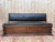 Napoleon III Storage Bench with Carved Walnut and Leather Upholstery For Sale - Image 9 of 9