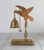 Figurative Vintage Solid Brass Bird and Bell Tabletop Chime With Intricate Detailing For Sale - Image 3 of 10