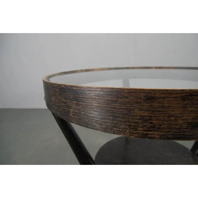 Vintage Coffee Table by Karel Koželka and Antonín Kropáček, 1940s For Sale - Image 6 of 8