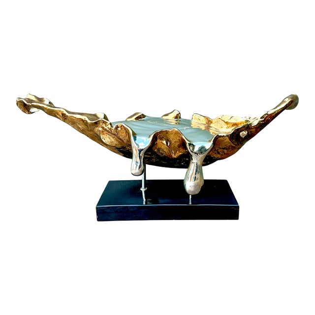 Vintage Abstract Fiberglass and Resin Drip Sculpture For Sale