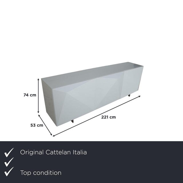 This Cattelan Italia Kayak sideboard makes a real statement in your home, instantly drawing attention with its...