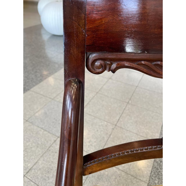 Early 20th Century Danish Biedermeier Style Mahogany Armchairs - A Pair For Sale In New York - Image 6 of 13