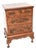 Antique Burr Walnut Chest on Legs, 1880 For Sale