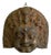 Mahakal Ritual Mask Depicting Bhairara a Deity of Tibetan Buddhism in Bronze, 1800s For Sale