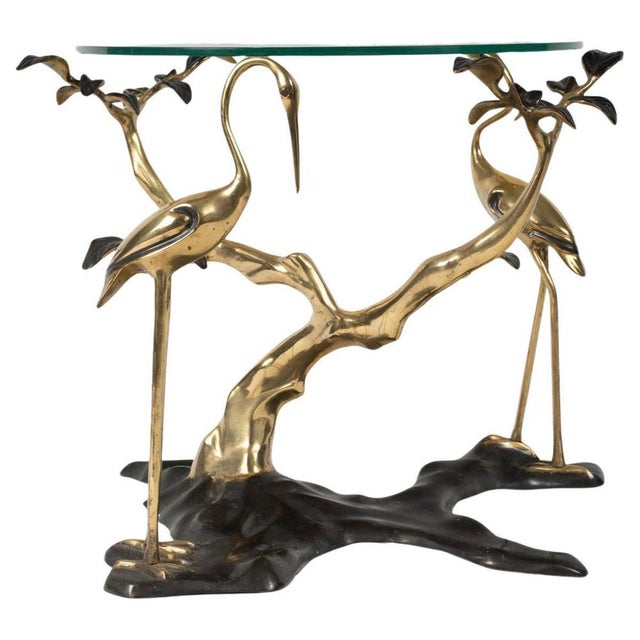 Coffee Table in Patinated and Gilded Bronze For Sale - Image 9 of 9