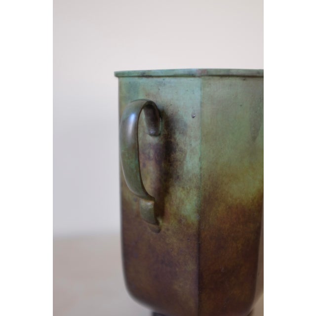 1930s Swedish 1930s Bronze Vase by Jacob Ängman For Sale - Image 5 of 8
